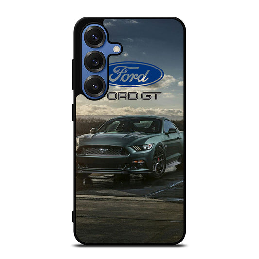 FORD MUSTANG GT BLACK CAR Samsung Galaxy Case Cover