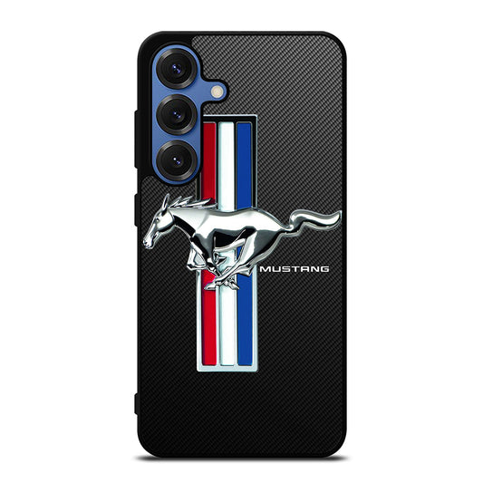 FORD MUSTANG GT LOGO CARBON Samsung Galaxy Case Cover