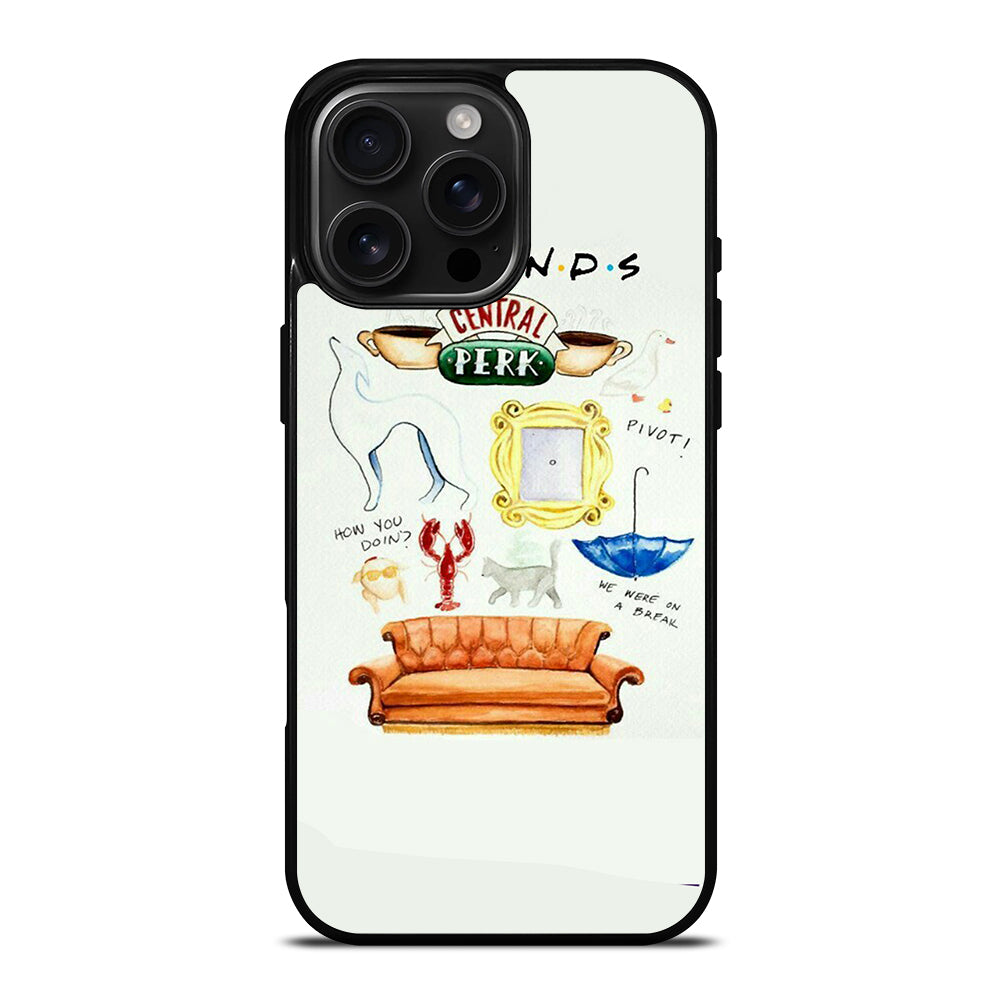 FRIENDS CENTRAL PERK ART iPhone Case Cover
