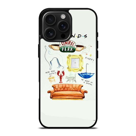 FRIENDS CENTRAL PERK ART iPhone Case Cover