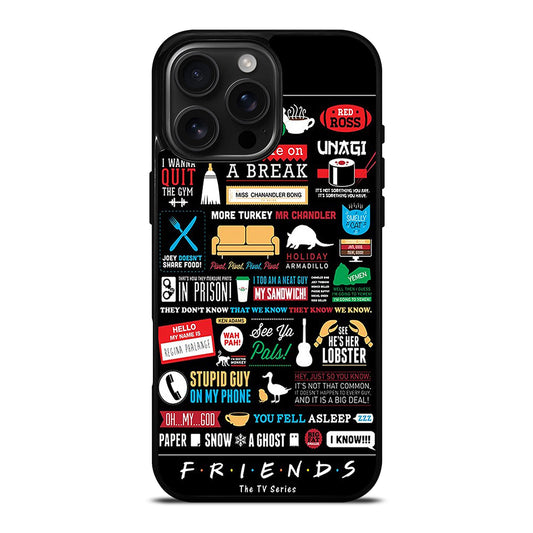 FRIENDS TV SERIES COLLAGE iPhone Case Cover