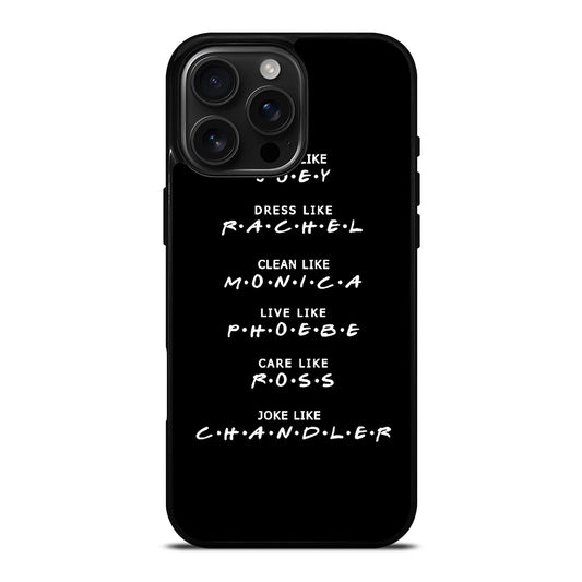 FRIENDS TV SERIES QUOTES iPhone Case Cover