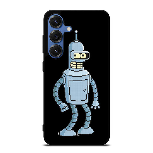 FUTURAMA BENDER 8BIT Samsung Galaxy Case Cover