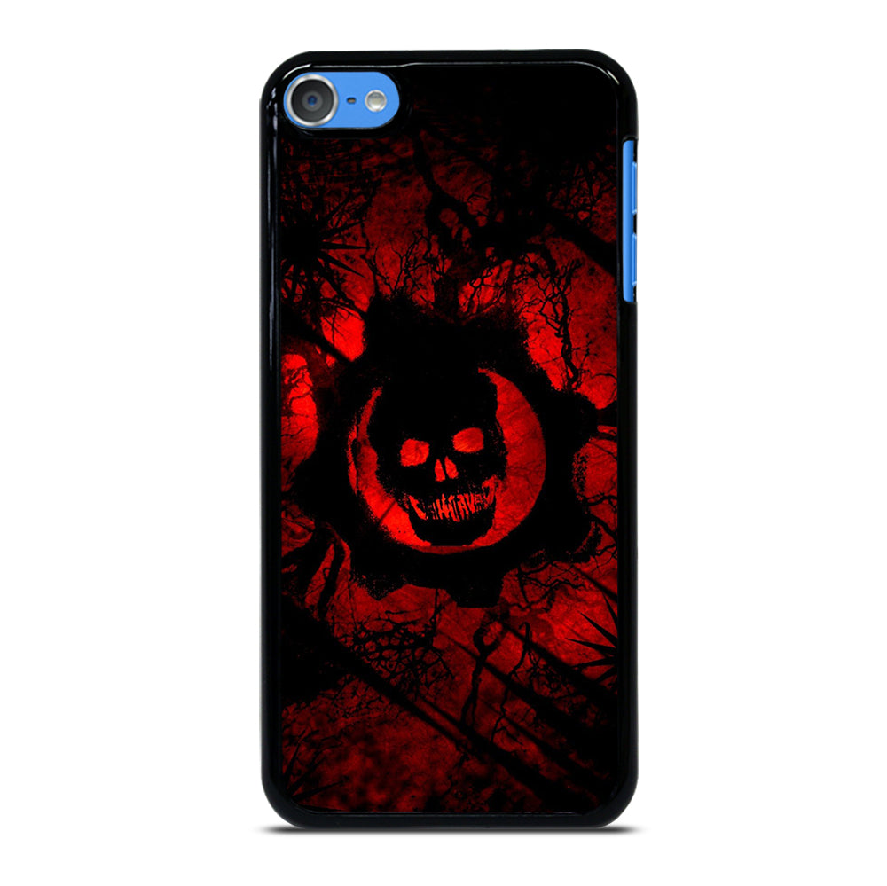 GEARS OF WAR RED SKULL LOGO iPod Touch Case Cover