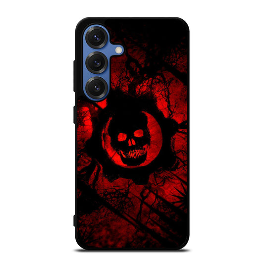 GEARS OF WAR RED SKULL LOGO Samsung Galaxy Case Cover