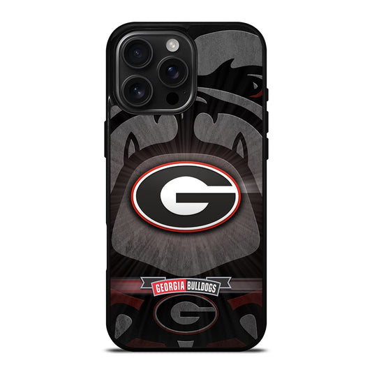 GEORGIA BULLDOGS UGA FOOTBALL LOGO iPhone Case Cover