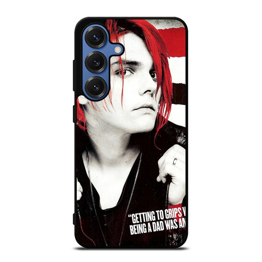 GERARD WAY MCR FACE Samsung Galaxy Case Cover