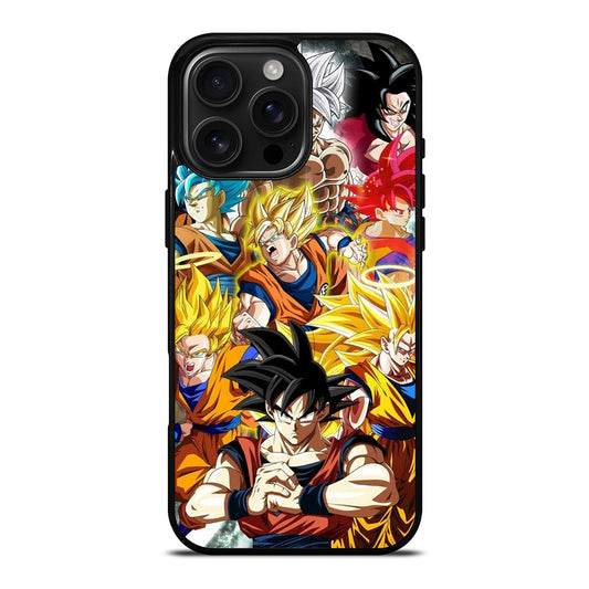 GOKU DRAGON BALL ALL SUPER SAIYAN iPhone Case Cover