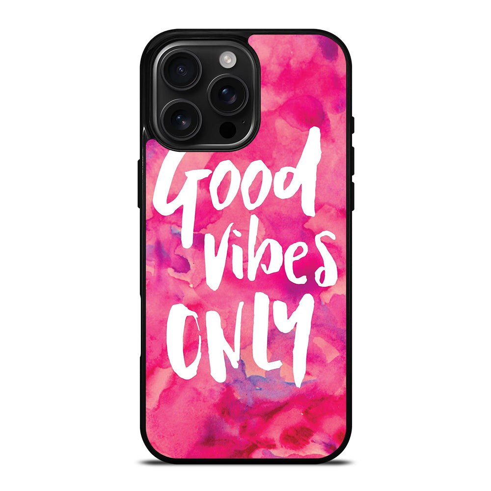 GOOD VIBES ONLY VINTAGE iPhone Case Cover