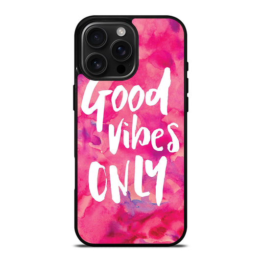 GOOD VIBES ONLY VINTAGE iPhone Case Cover