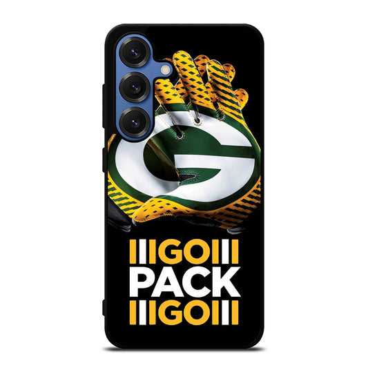 GREEN BAY PACKERS GO PACK GO LOGO 1 Samsung Galaxy Case Cover
