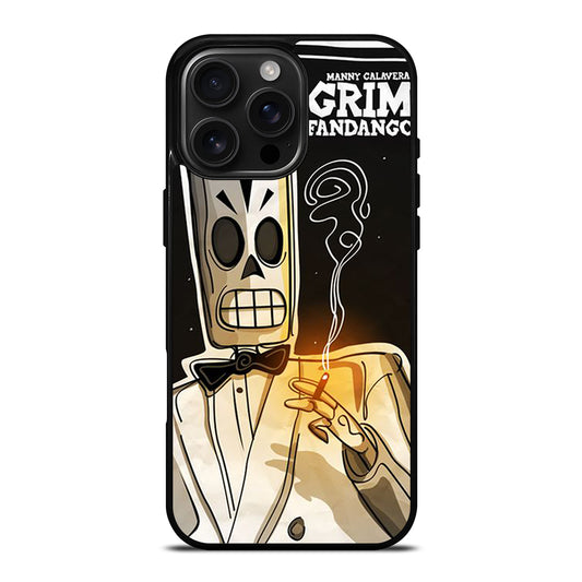 GRIM FANDANGO MANNY CALAVERA CARTOON iPhone Case Cover