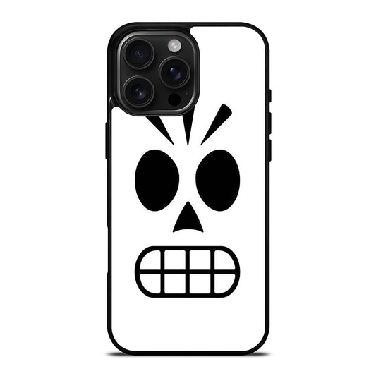 GRIM FANDANGO MANNY CALAVERA FACE iPhone Case Cover