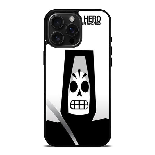GRIM FANDANGO MANNY CALAVERA THE OLD HERO iPhone Case Cover