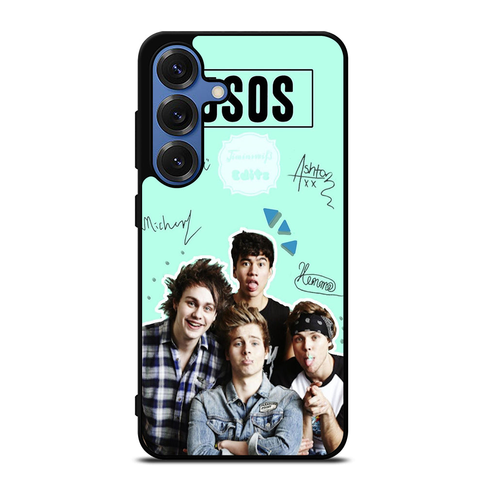 GROUP 5 SECONDS OF SUMMER SIGNATURE Samsung Galaxy Case Cover