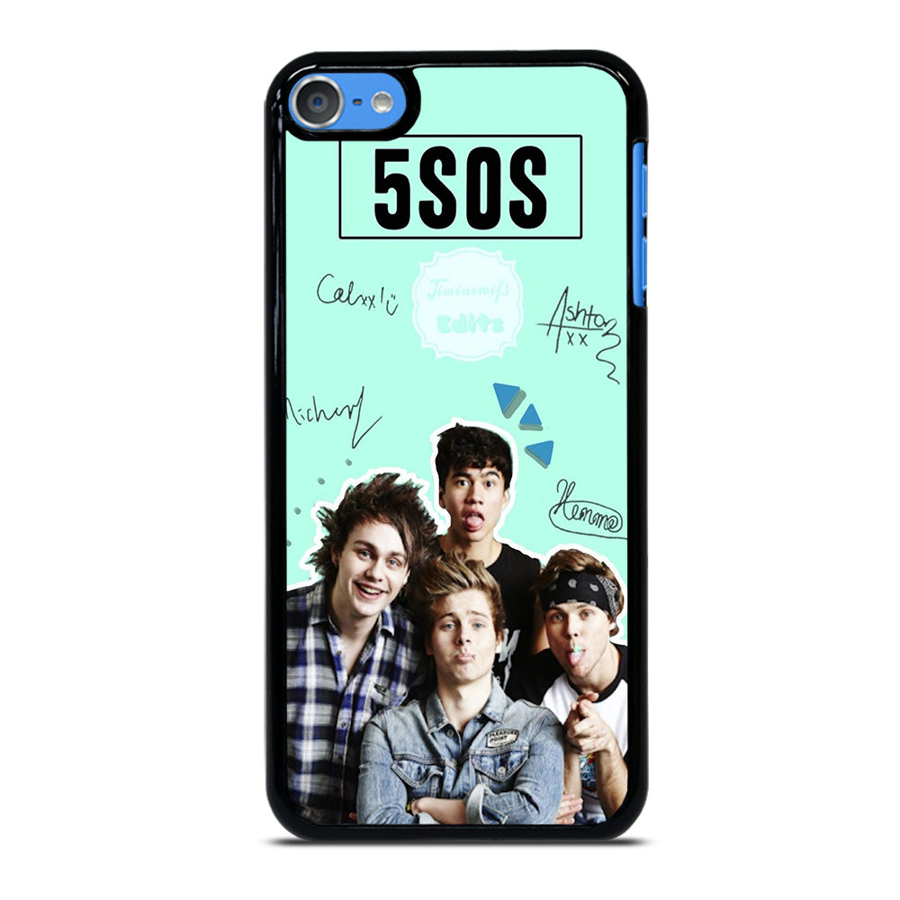 GROUP 5 SECONDS OF SUMMER SIGNATURE iPod Touch Case Cover