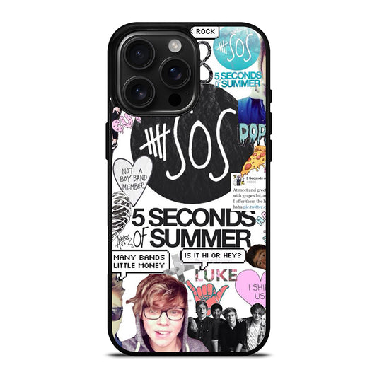 GROUP 5 SECONDS OF SUMMER SOS iPhone Case Cover