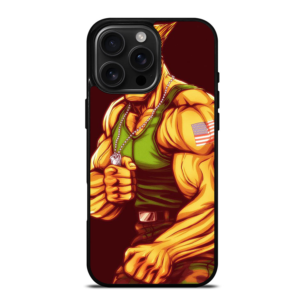 GUILE STREET FIGHTER CARTOON iPhone Case Cover