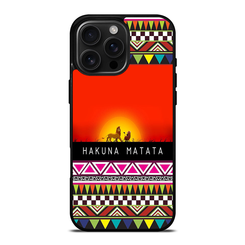 HAKUNA MATATA LION KING AZTEC 2 iPhone Case Cover