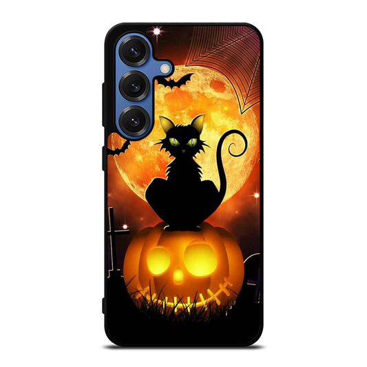 HALLOWEEN BLACK CAT Samsung Galaxy Case Cover