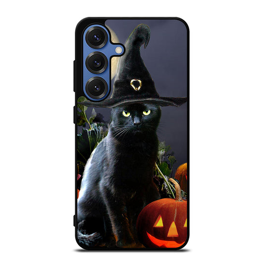 HALLOWEEN CAT PUMPKIN Samsung Galaxy Case Cover