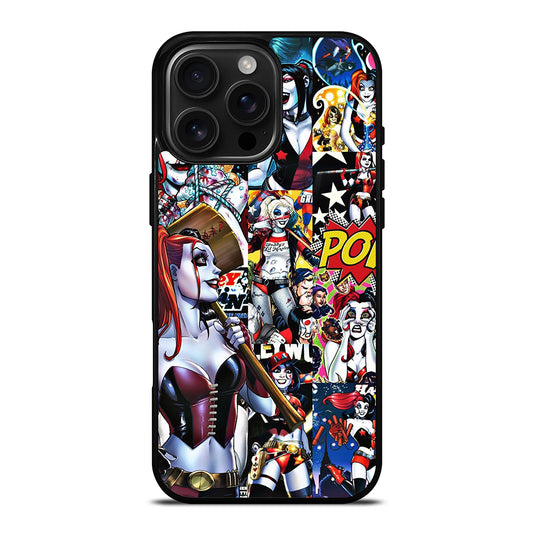 HARLEY QUINN COLLAGE iPhone Case Cover
