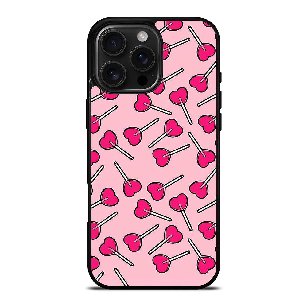 HEARTS LOLLIPOP iPhone Case Cover