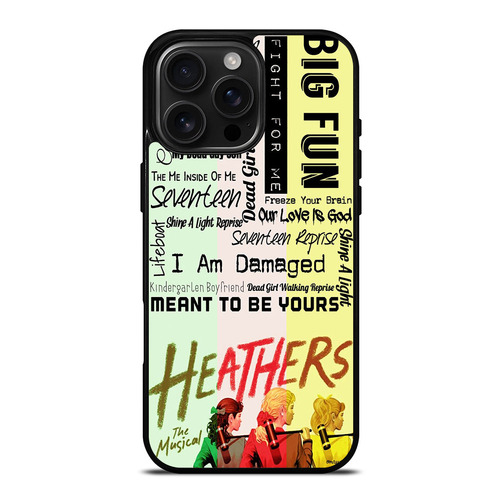HEATHERS BROADWAY MUSICAL ROCK iPhone Case Cover
