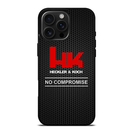 HECKLER AND KOCH METAL LOGO iPhone Case Cover