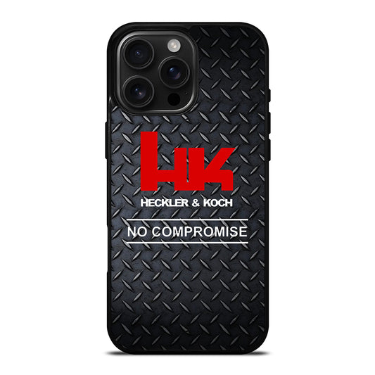 HECKLER AND KOCH METAL LOGO 2 iPhone Case Cover