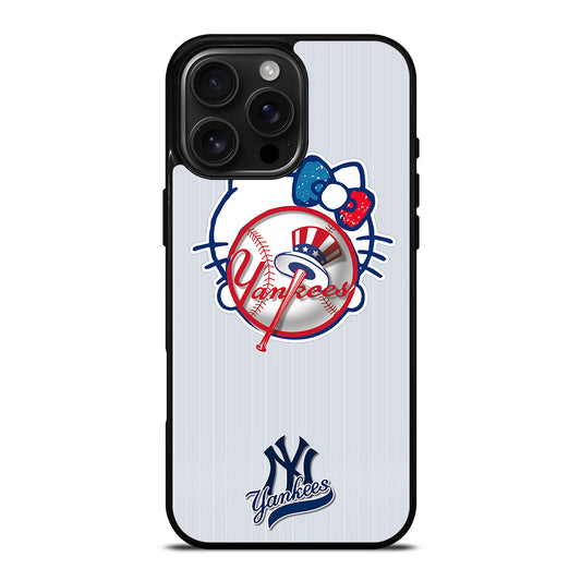 HELLO KITTY NEW YORK YANKEES iPhone Case Cover