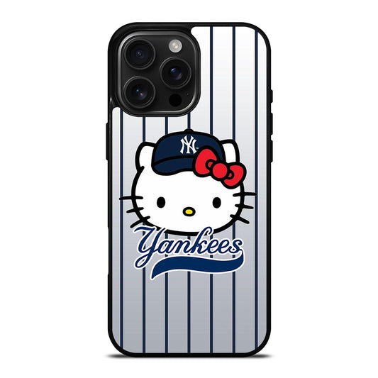 HELLO KITTY NEW YORK YANKEES 2 iPhone Case Cover