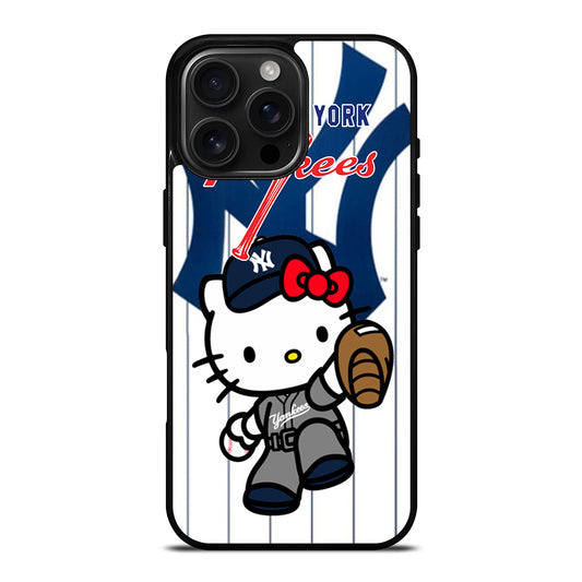 HELLO KITTY NEW YORK YANKEES 3 iPhone Case Cover