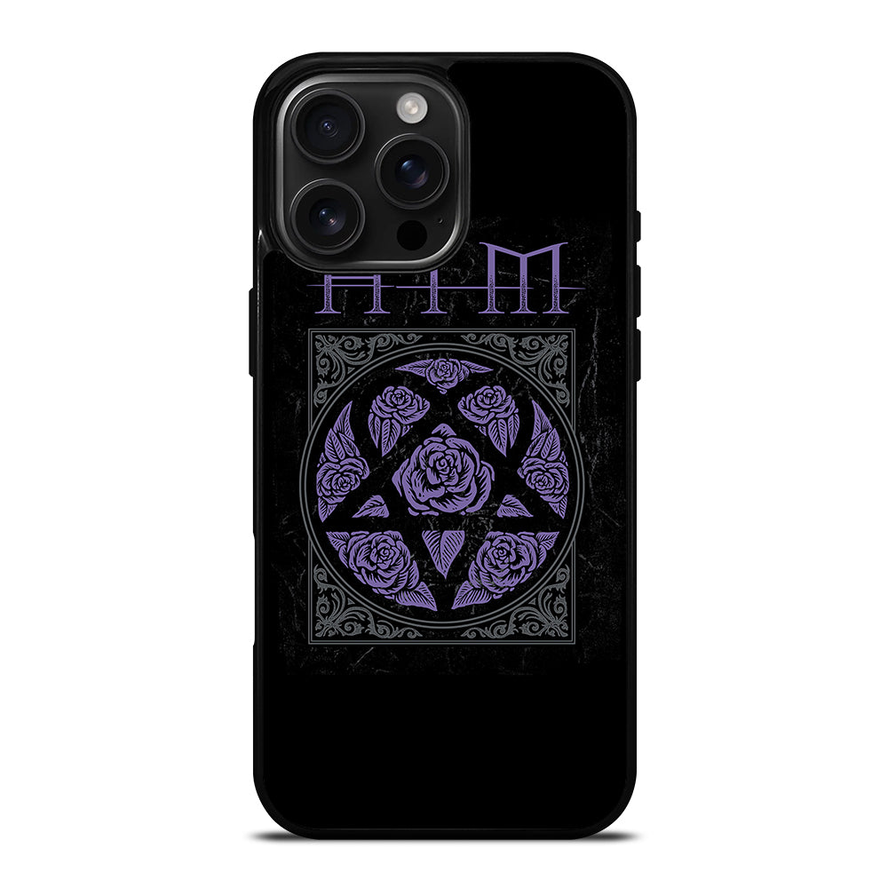 HIM BAND LOGO FLOWER iPhone Case Cover