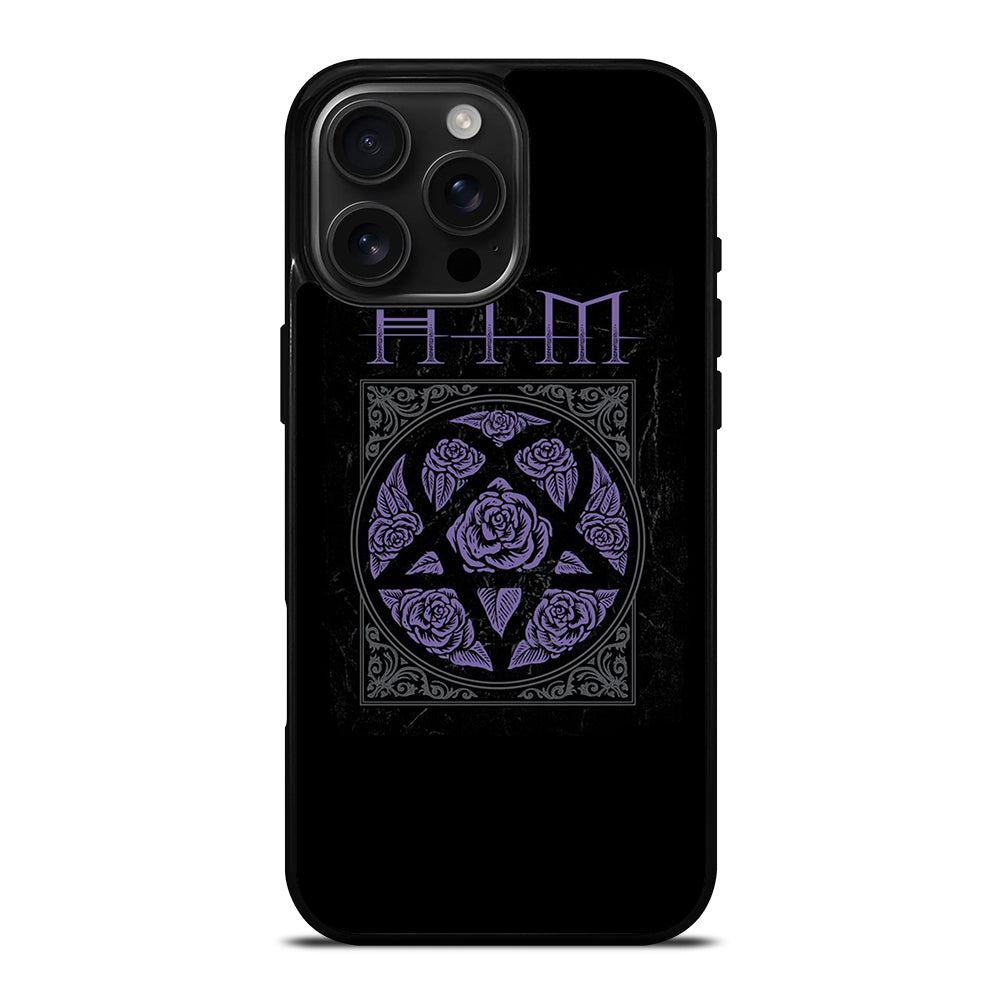 HIM BAND ROSE LOGO iPhone Case Cover