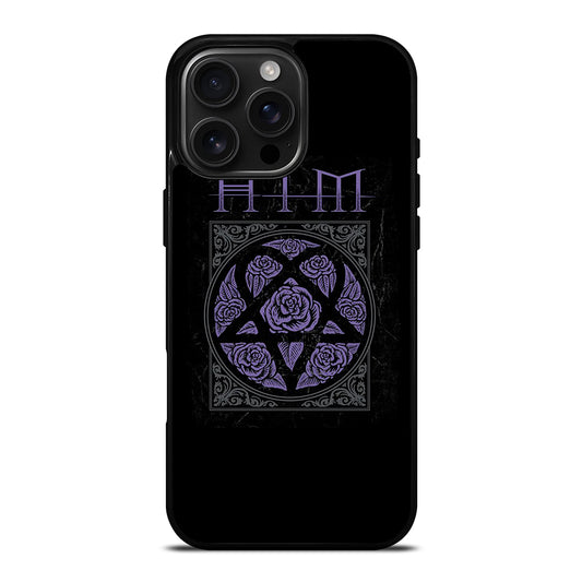 HIM BAND ROSE LOGO iPhone Case Cover