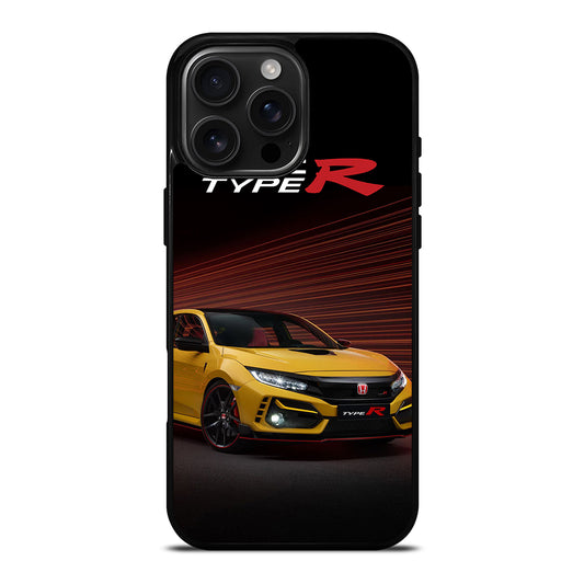 HONDA CIVIC YELLOW CAR iPhone Case Cover