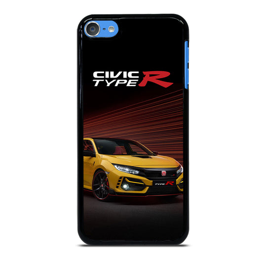 HONDA CIVIC YELLOW CAR iPod Touch Case Cover