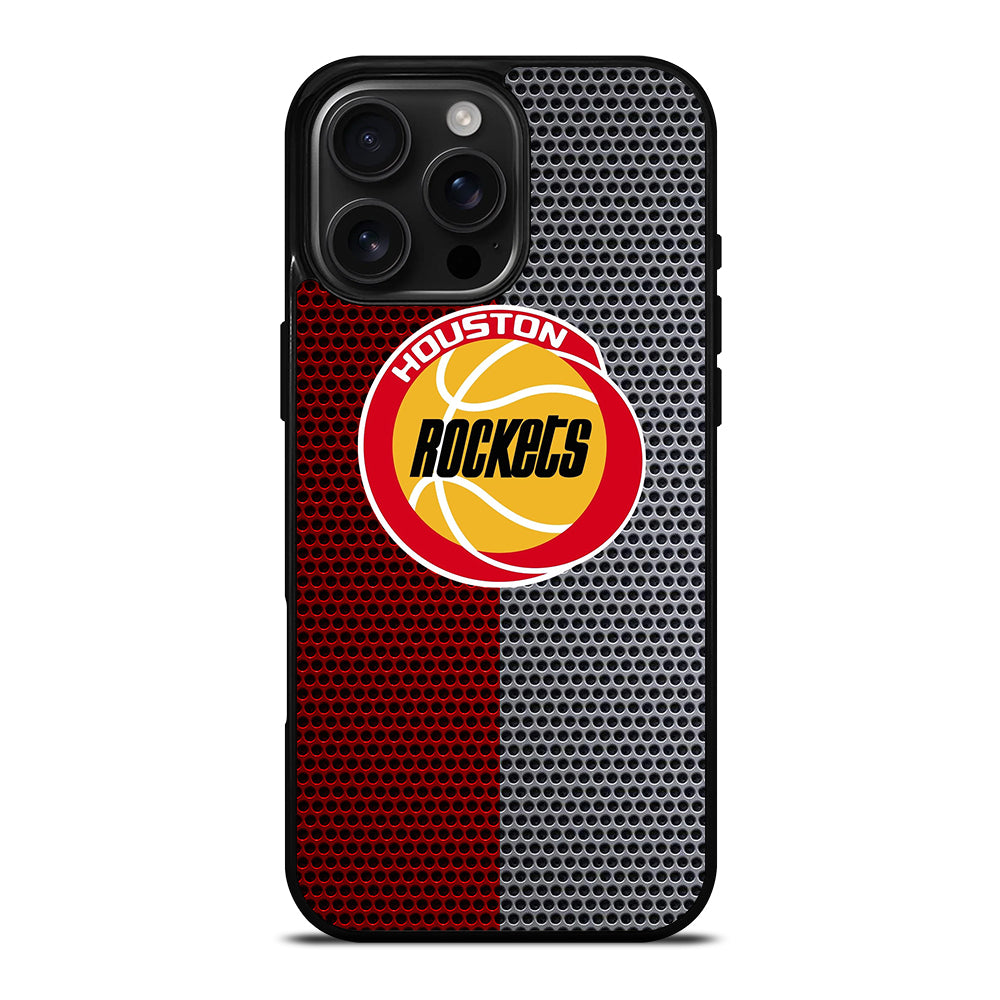HOUSTON ROCKETS METAL LOGO iPhone Case Cover