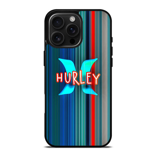 HURLEY STRIPE LOGO iPhone Case Cover