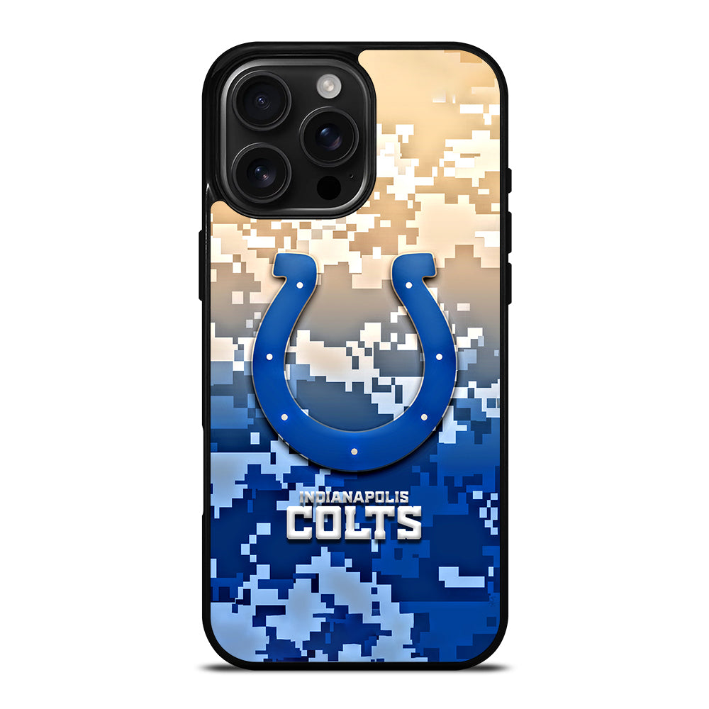 INDIANAPOLIS COLTS CAMO LOGO iPhone Case Cover