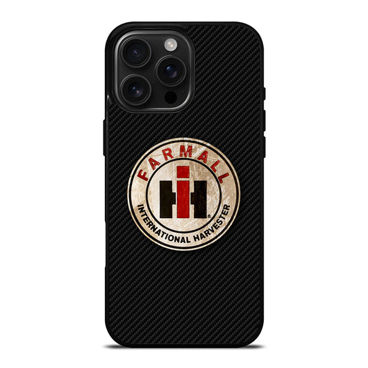INTERNATIONAL HARVESTER LOGO CARBON iPhone Case Cover