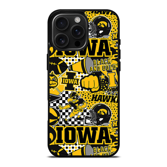 IOWA HAWKEYES COLLAGE iPhone Case Cover
