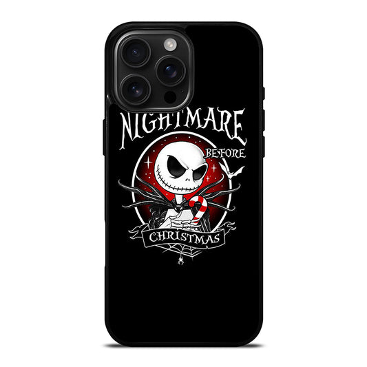 JACK SKELLINGTON NIGHTMARE BEFORE CHRISTMAS BLACK iPhone Case Cover