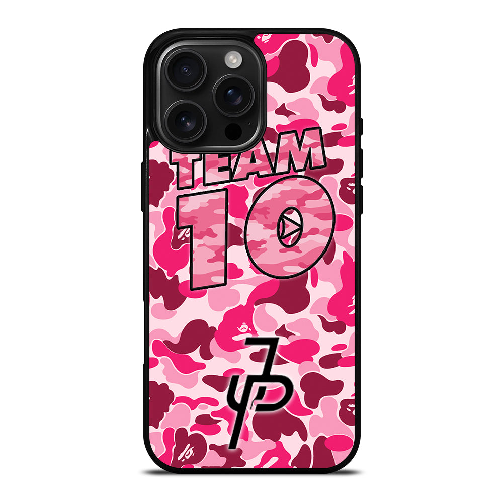 JAKE PAUL TEAM 10 PINK CAMO iPhone Case Cover