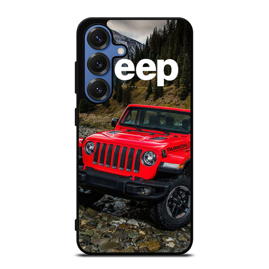 JEEP RED CAR Samsung Galaxy Case Cover