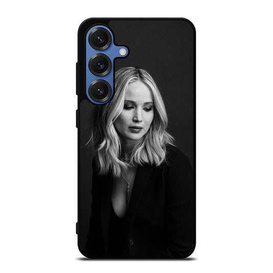 JENNIFER LAWRENCE BLACK Samsung Galaxy Case Cover