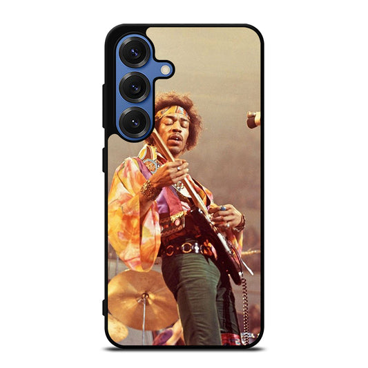 JIMI HENDRIX AND GUITAR Samsung Galaxy Case Cover