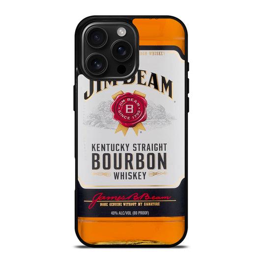 JIM BEAM WHISKEY BOTTLE iPhone Case Cover