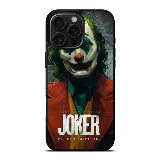 JOAQUIN PHOENIX JOKER HAPPY FACE 2 iPhone Case Cover